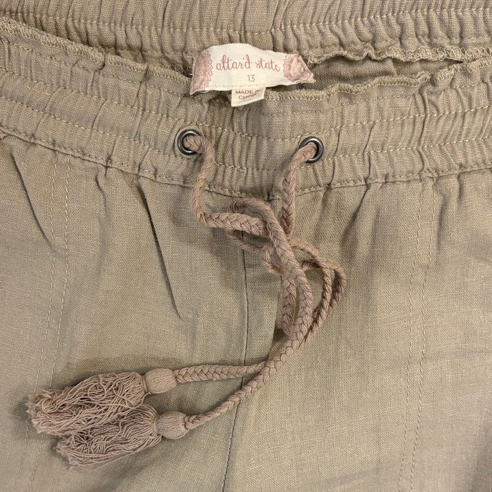 Altar'd State Linen Drawstring Pants - Picture 4 of 4